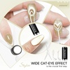 image:imageJODSONE Cat Eye Magnet Set for Nails3in1 Cylinder Cat Eye Magnet with Ball Magnets Magnetic Nail Art Pen French amp Black Hole Metal Nail Art Guides for Cat Eye Gel PolishGold