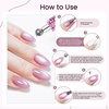 image:imageJODSONE Cat Eye Magnet Set for Nails3in1 Cylinder Cat Eye Magnet with Ball Magnets Magnetic Nail Art Pen French amp Black Hole Metal Nail Art Guides for Cat Eye Gel PolishRhinestone