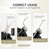 image:imageJODSONE Cat Eye Magnet Set for Nails3in1 Cylinder Cat Eye Magnet with Ball Magnets Magnetic Nail Art Pen French amp Black Hole Metal Nail Art Guides for Cat Eye Gel PolishGold