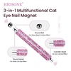 image:imageJODSONE Cat Eye Magnet Set for Nails3in1 Cylinder Cat Eye Magnet with Ball Magnets Magnetic Nail Art Pen French amp Black Hole Metal Nail Art Guides for Cat Eye Gel PolishRhinestone