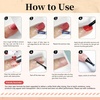 image:imageJODSONE Gel Nail Polish Remover 18ML Wide Mouth Bottle for Nail Care3Pcs 15ml Gel Nail Polish Remover Kit  2