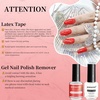 image:imageJODSONE Gel Nail Polish Remover 18ML Wide Mouth Bottle for Nail Care3Pcs 15ml Gel Nail Polish Remover Kit  2