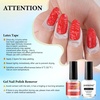 image:imageJODSONE Gel Nail Polish Remover 18ML Wide Mouth Bottle for Nail Care4Pcs 15ml Gel Nail Polish Remover Kit  5