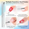 image:imageJODSONE Gel Nail Polish Remover 18ML Wide Mouth Bottle for Nail Care4Pcs 15ml Gel Nail Polish Remover Kit  6