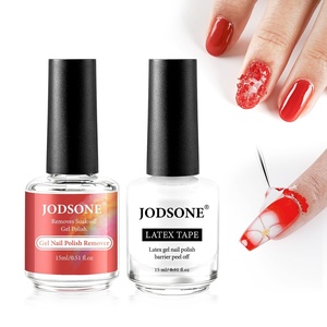 image:imageJODSONE Gel Nail Polish Remover 18ML Wide Mouth Bottle for Nail Care2Pcs 15ml Gel Nail Polish  Latex Tape