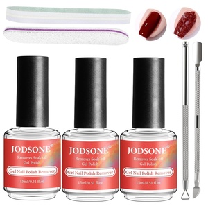 image:imageJODSONE Gel Nail Polish Remover 18ML Wide Mouth Bottle for Nail Care3Pcs 15ml Gel Nail Polish Remover Kit  3