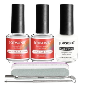 image:imageJODSONE Gel Nail Polish Remover 18ML Wide Mouth Bottle for Nail Care3Pcs 15ml Gel Nail Polish Remover Kit  4