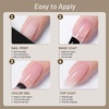 image:imageJODSONE 36Pcs Jelly Gel Nail Polish Kit Soak Off U V Gel Kit 32 ColorsBlack