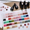 image:imageJODSONE 36Pcs Jelly Gel Nail Polish Kit Soak Off U V Gel Kit 32 ColorsBlack