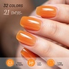 image:imageJODSONE 36Pcs Jelly Gel Nail Polish Kit Soak Off U V Gel Kit 32 ColorsBlue