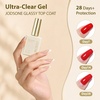 image:imageJODSONE No Wipe Base and Top Coat Gel Set 2Pcs 18ML Clear GelClear Top Coat