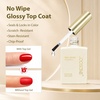 image:imageJODSONE No Wipe Base and Top Coat Gel Set 2Pcs 18ML Clear GelClear Top Coat