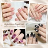 image:imageJODSONE No Wipe Base and Top Coat Gel Set 2Pcs 18ML Clear GelClear Top Coat