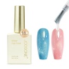 image:imageJODSONE No Wipe Base and Top Coat Gel Set 2Pcs 18ML Clear GelGlitter Top Coat