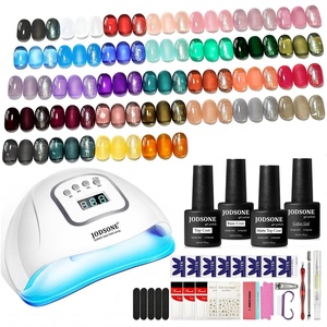 image:imageJODSONE 36Pcs Jelly Gel Nail Polish Kit Soak Off U V Gel Kit 32 ColorsBlue
