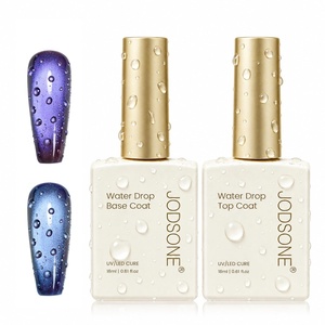 image:imageJODSONE No Wipe Base and Top Coat Gel Set 2Pcs 18ML Clear GelWaterdrop Top Coat Set
